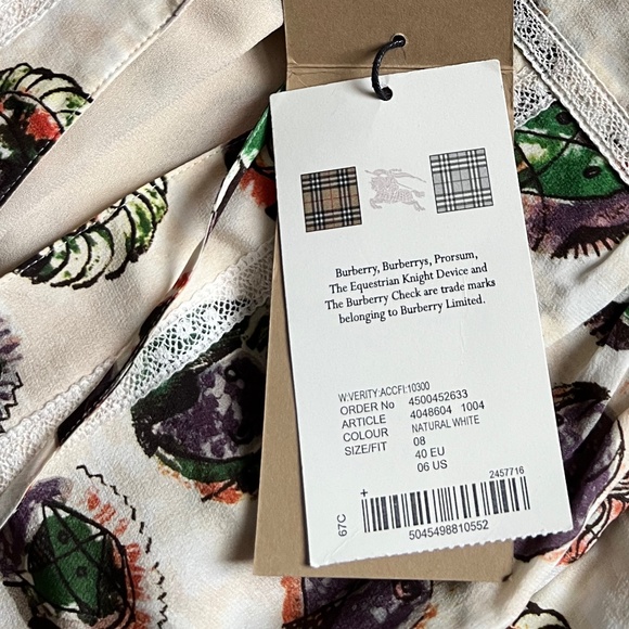 NEW Authentic with tags Burberry dress size 6 - Picture 2 of 4
